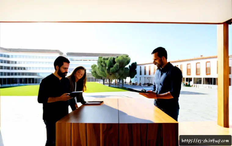 간학문적 연구의 사회적 인식 변화 - Photorealistic modern Spanish university research hub, a diverse team of scientists, social research...
